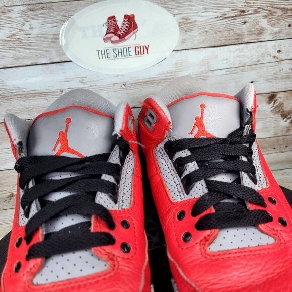 Air Jordan 3 Retro SE Unite Sneakers Boy's Size 4Y Lace Up Athletic Shoes - Picture 2 of 9